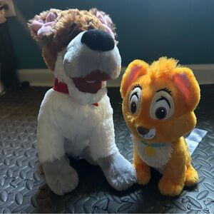Disneys Oliver & Company Oliver and Dodger Plush Toys